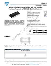 NOMCA16031002AT5 Datasheet Cover