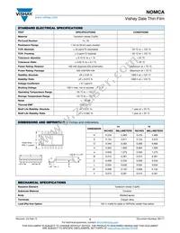 NOMCA16031002AT5 Datasheet Page 2