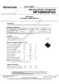 NP109N04PUG-E1-AY Datasheet Page 3