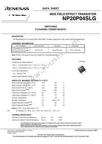 NP20P04SLG-E1-AY Datasheet Page 3