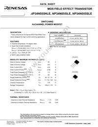 NP34N055SLE-E1-AY Datasheet Page 3