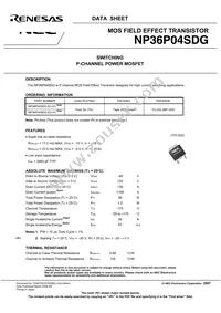 NP36P04SDG-E1-AY Datasheet Page 3