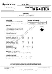 NP36P06SLG-E1-AY Datasheet Page 3