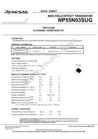 NP55N03SUG-E1-AY Datasheet Page 3