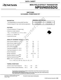 NP55N055SDG-E2-AY Datasheet Page 3