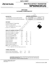 NP60N03KUG-E1-AY Datasheet Page 3