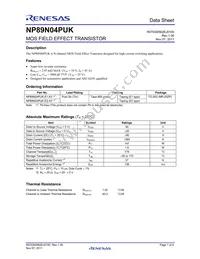 NP89N04PUK-E1-AY Datasheet Cover