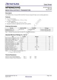 NP90N03VHG-E1-AY Datasheet Cover