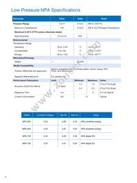 NPA-730B-005D Datasheet Page 2