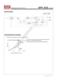 NPF-40D-42 Datasheet Page 3