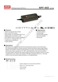 NPF-90D-20 Datasheet Cover