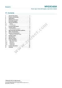 NPIC6C4894DY Datasheet Page 21