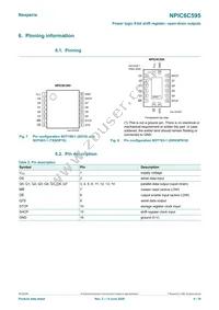 NPIC6C595D Datasheet Page 4