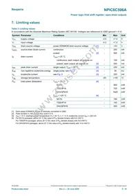 NPIC6C596ABQX Datasheet Page 5