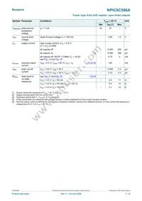 NPIC6C596ABQX Datasheet Page 7