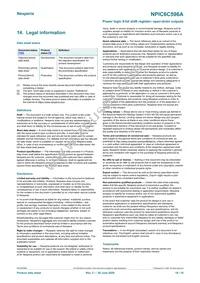 NPIC6C596ABQX Datasheet Page 18