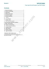 NPIC6C596ABQX Datasheet Page 19