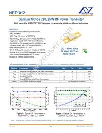 NPT1012B Datasheet Cover