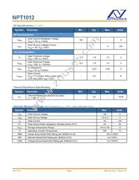 NPT1012B Datasheet Page 2