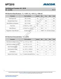 NPT2010 Datasheet Page 2