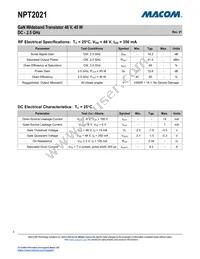 NPT2021 Datasheet Page 2