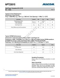 NPT25015D Datasheet Page 2