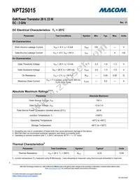 NPT25015D Datasheet Page 3