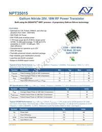 NPT35015D Datasheet Cover