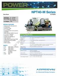 NPT44-M Datasheet Cover