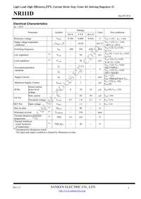 NR111D Datasheet Page 3