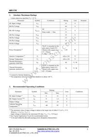 NR117K Datasheet Page 3