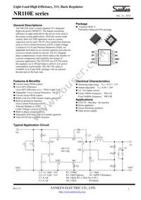 NR119E Datasheet Cover