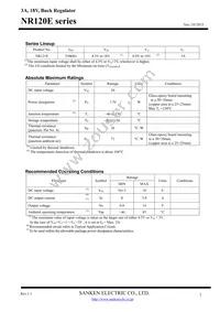 NR121E Datasheet Page 2