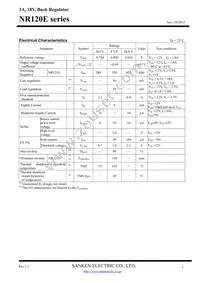 NR121E Datasheet Page 3