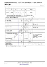 NR131A Datasheet Page 2