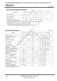 NR131A Datasheet Page 3