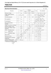 NR131S Datasheet Page 3