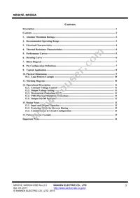 NR301E Datasheet Page 2