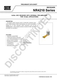 NR4210TA-EC-AZ Datasheet Cover