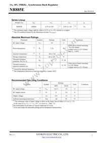 NR885E Datasheet Page 2