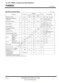 NR885E Datasheet Page 3