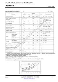 NR885K Datasheet Page 3