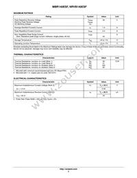 NRVB140ESFT3G Datasheet Page 2