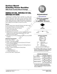 NRVBA1H100T3G-VF01 Datasheet Cover