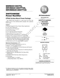 NRVBBS20100CTT4G Datasheet Cover