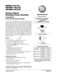 NRVBM110LT1G Datasheet Cover