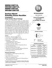 NRVBM120ET3G Datasheet Cover
