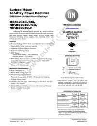 NRVBS2040LT3G-VF01 Datasheet Cover