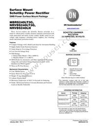 NRVBS240LT3G-VF01 Datasheet Cover
