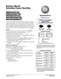 NRVBS360BT3G-VF01 Datasheet Cover